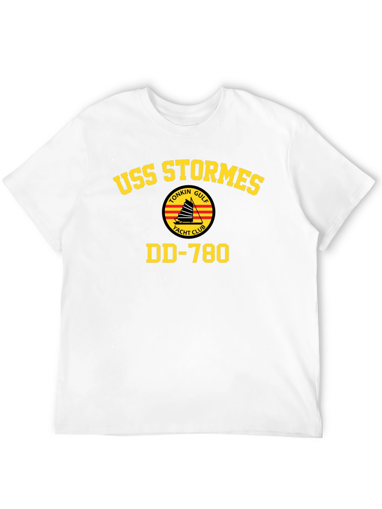 USS Stormes DD-780 Tonkin Gulf Yacht Club T-Shirt