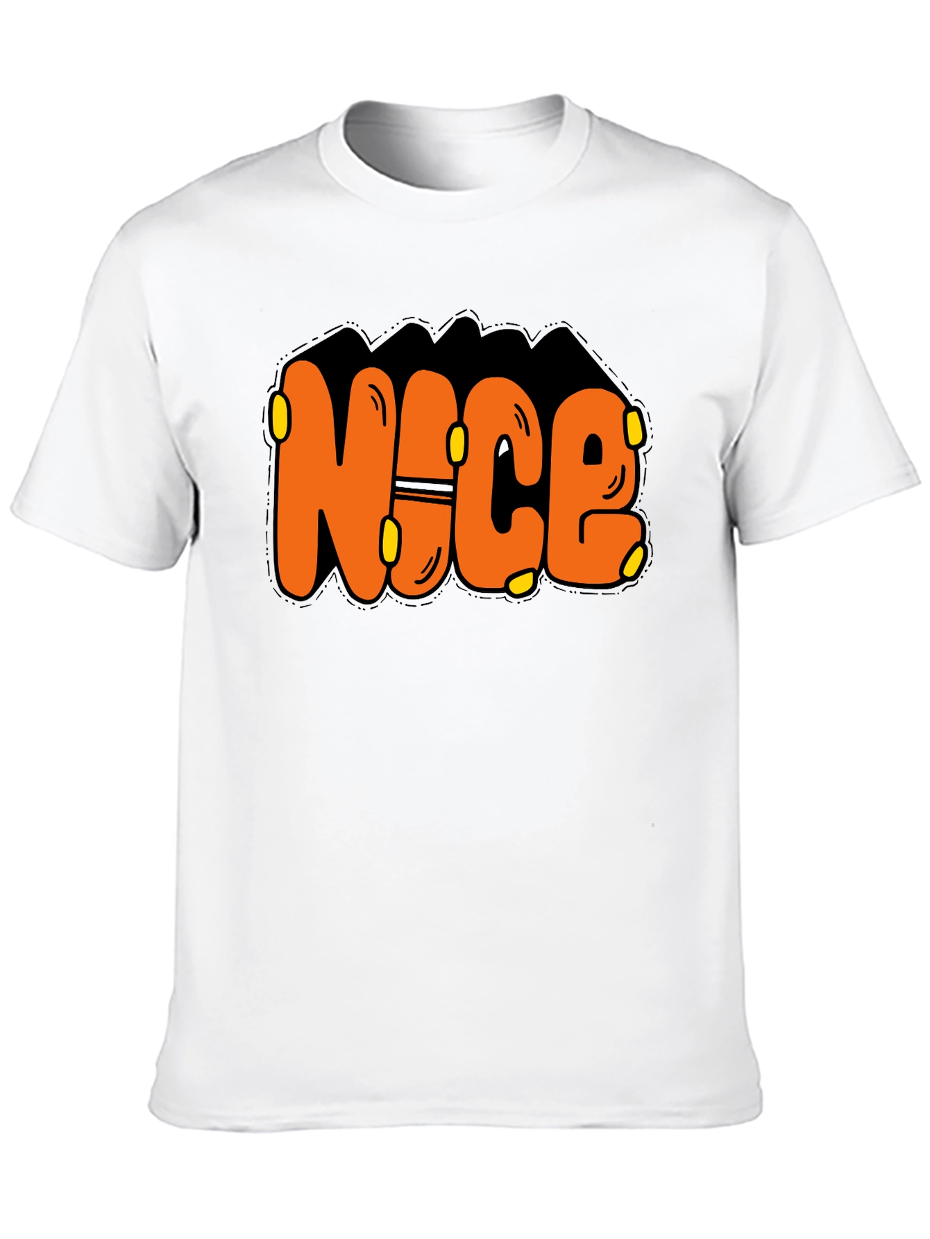 Nice Graphic Print T-Shirt