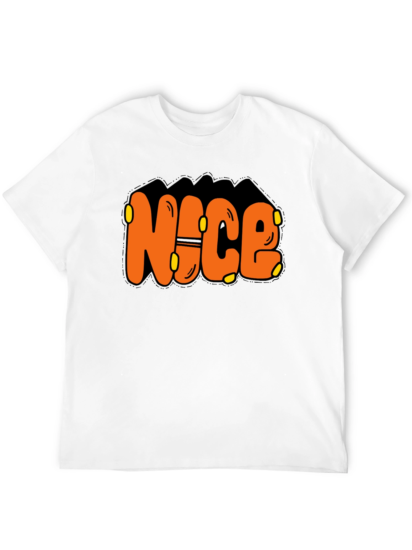 Nice Graphic Print T-Shirt