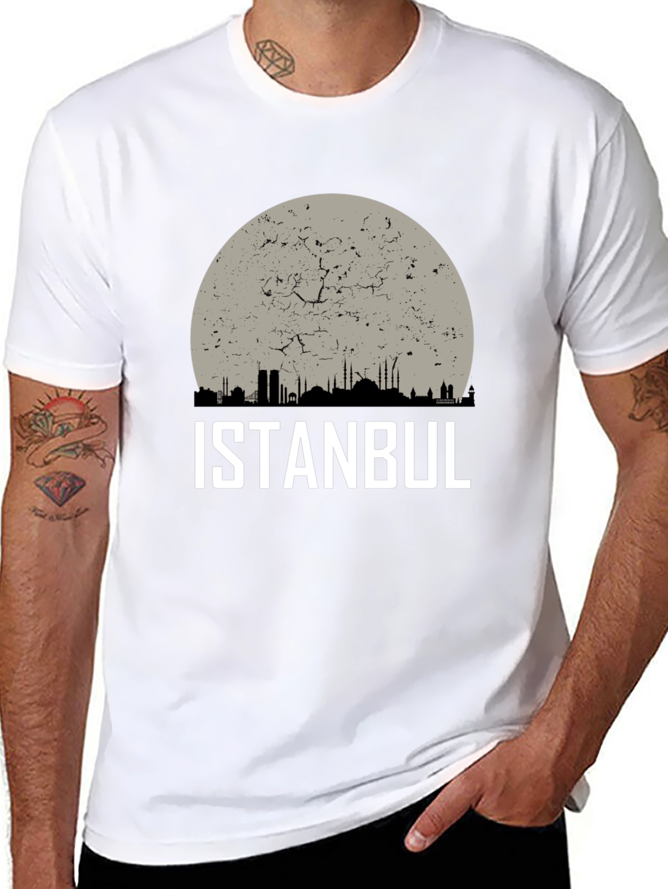 Istanbul Skyline Graphic Tee