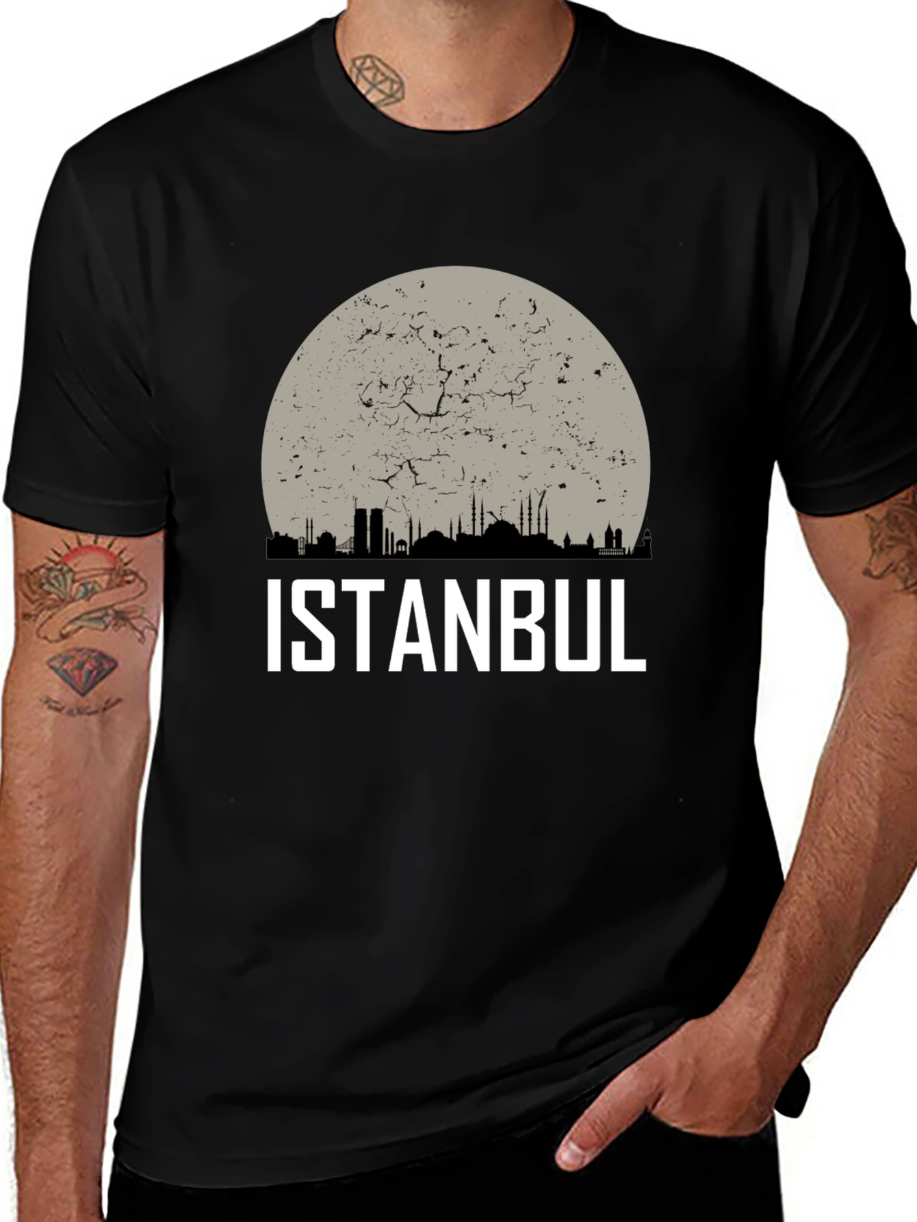 Istanbul Skyline Graphic Tee