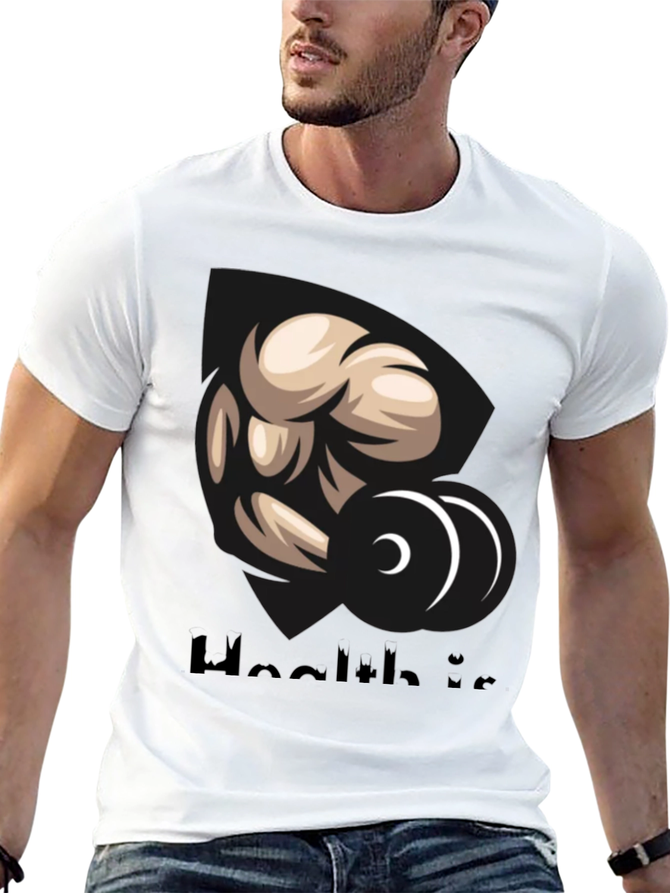 Workout Graphic Tee - Health is...