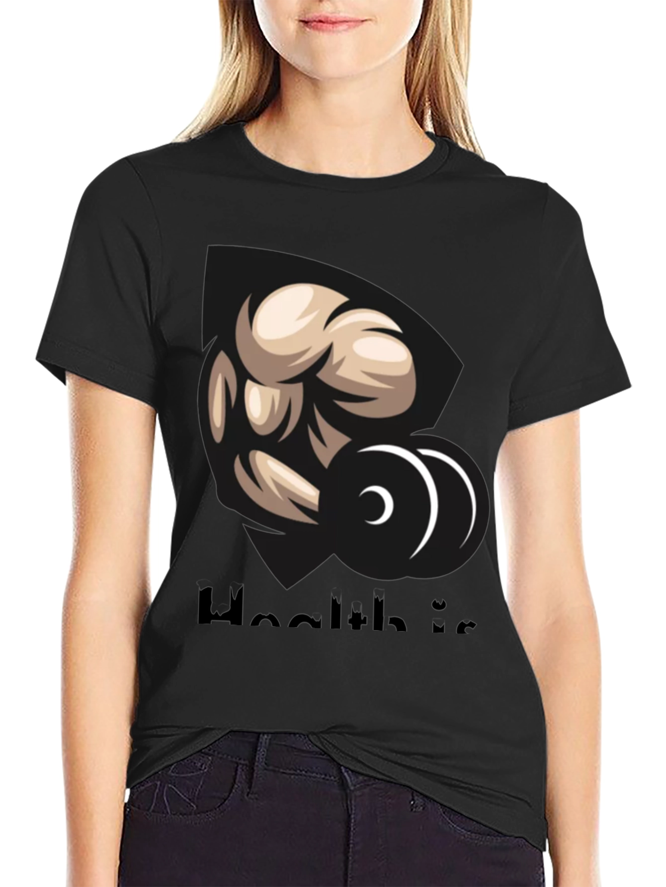 Workout Graphic Tee - Health is...