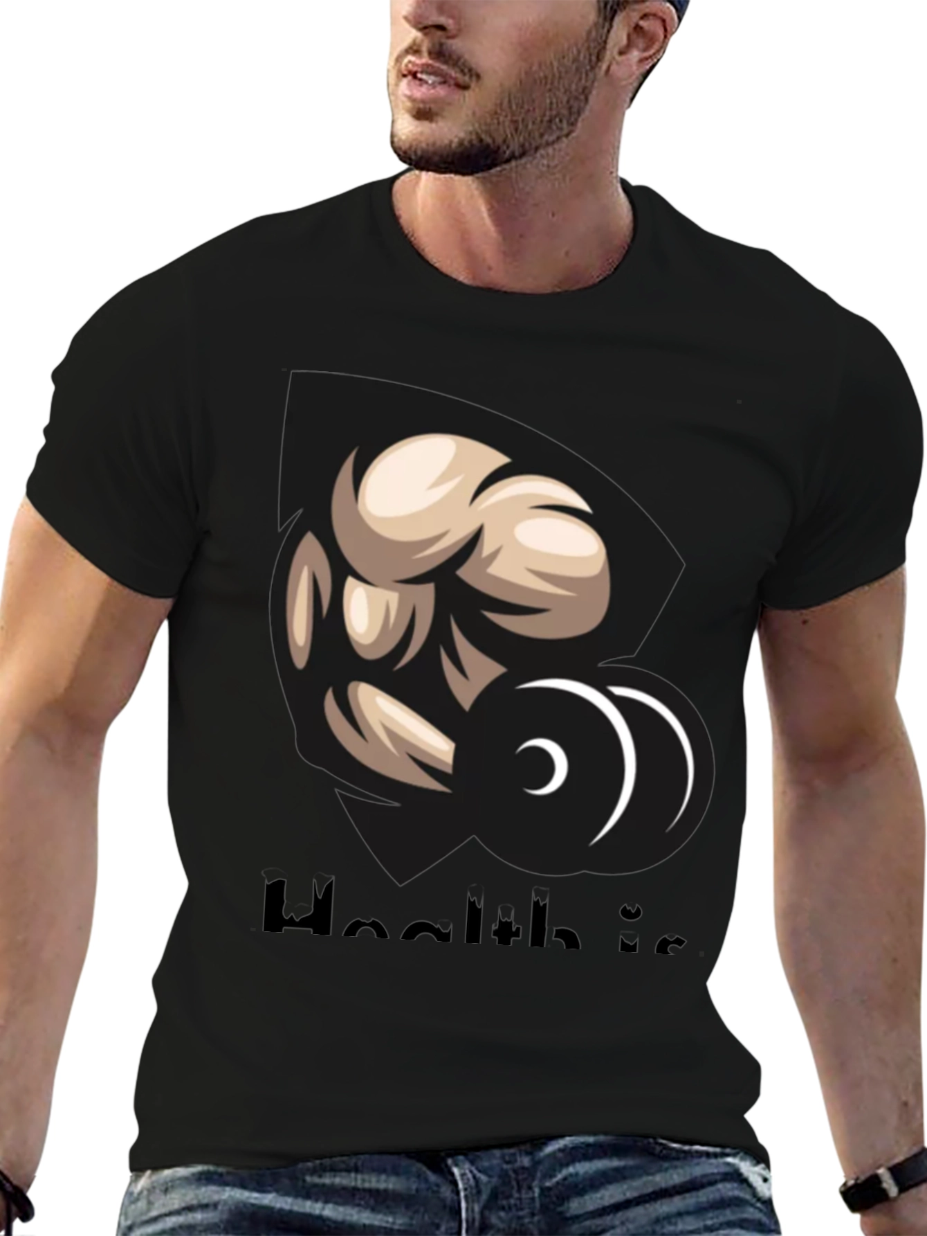 Workout Graphic Tee - Health is...