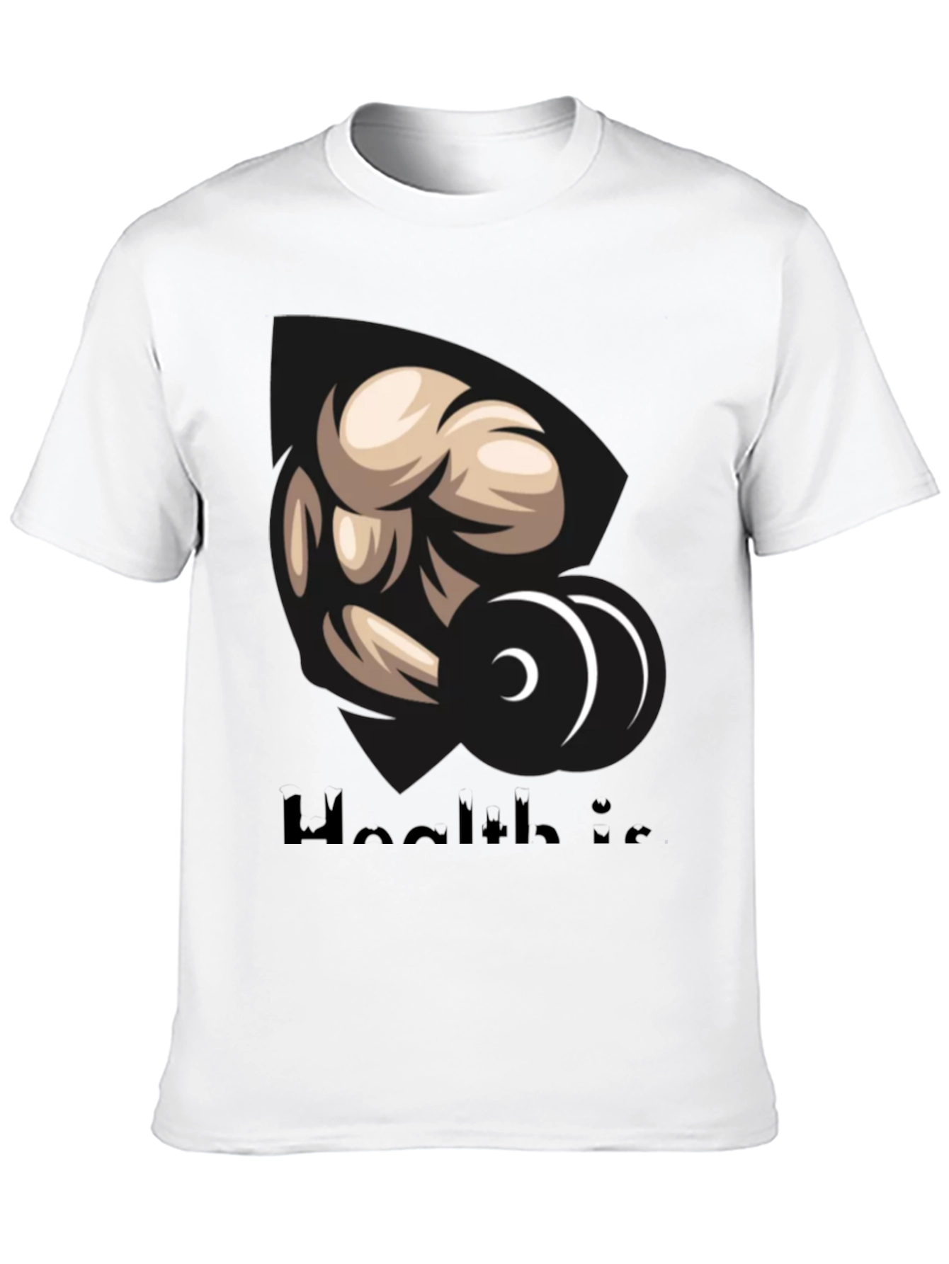 Workout Graphic Tee - Health is...
