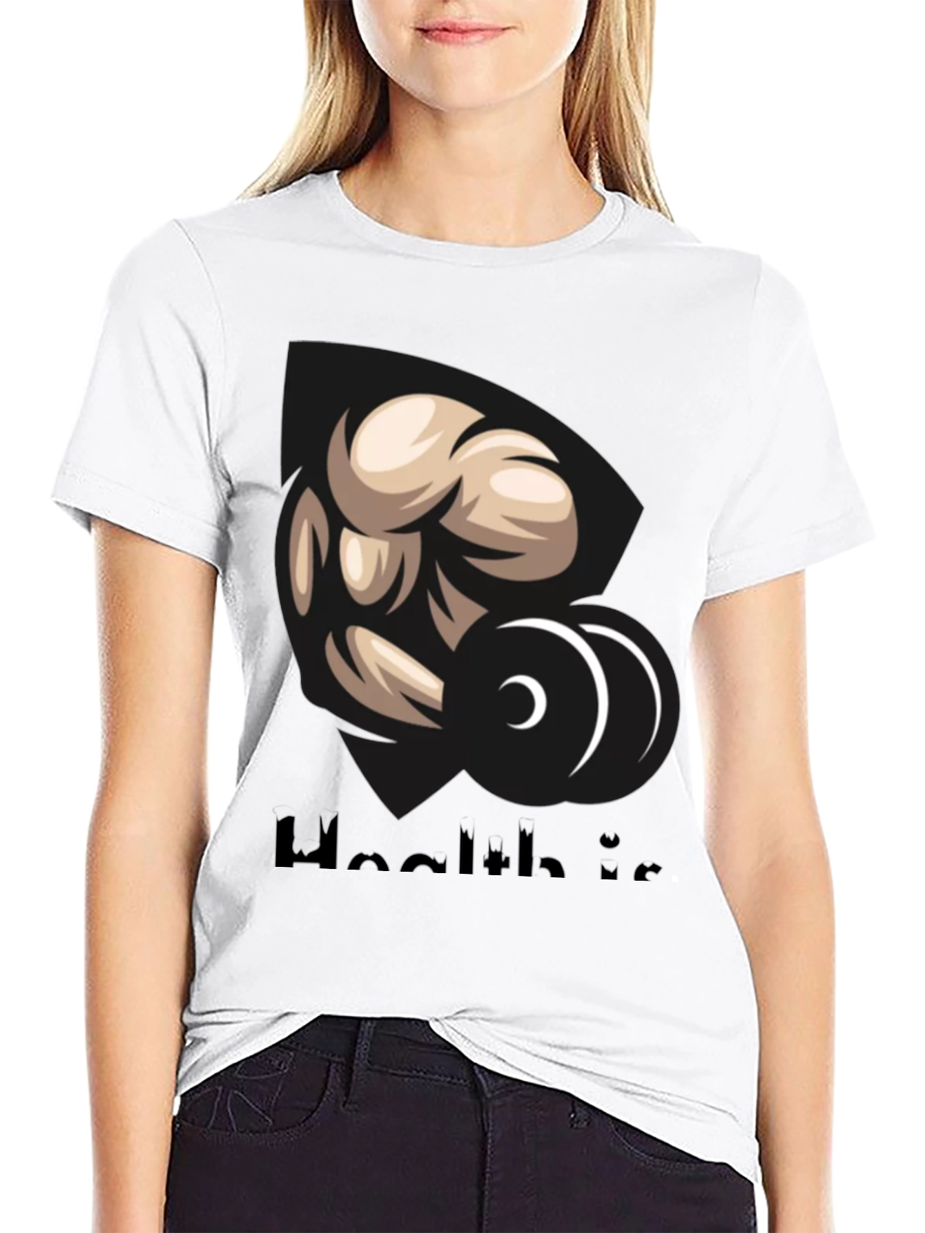 Workout Graphic Tee - Health is...