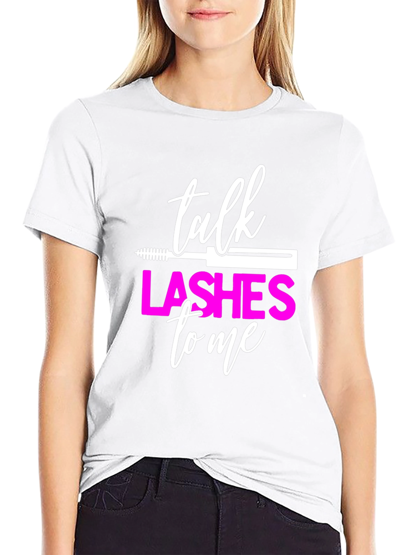 Talk Lashes To Me Graphic Tee