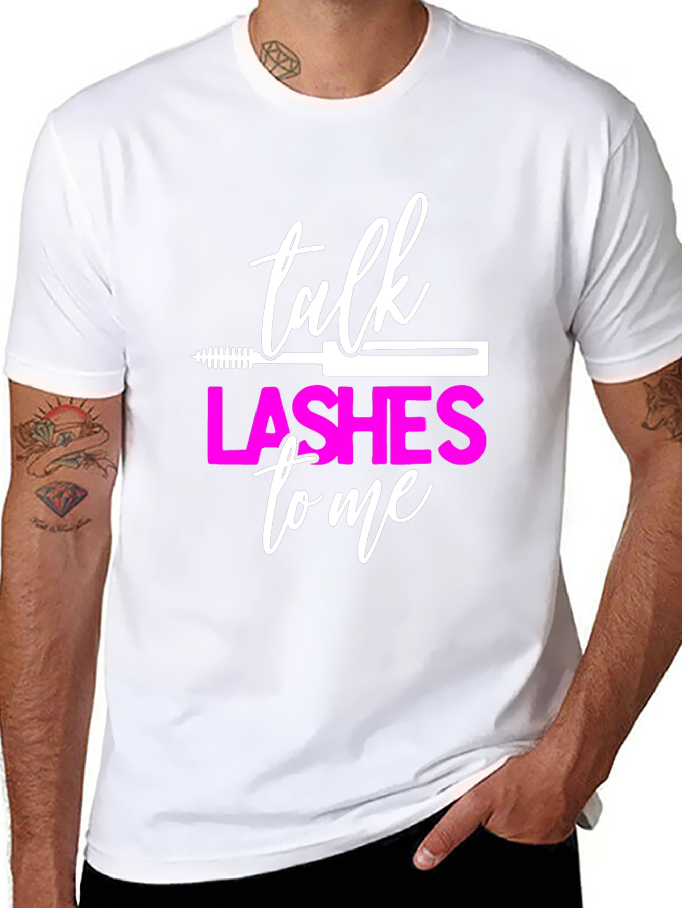 Talk Lashes To Me Graphic Tee