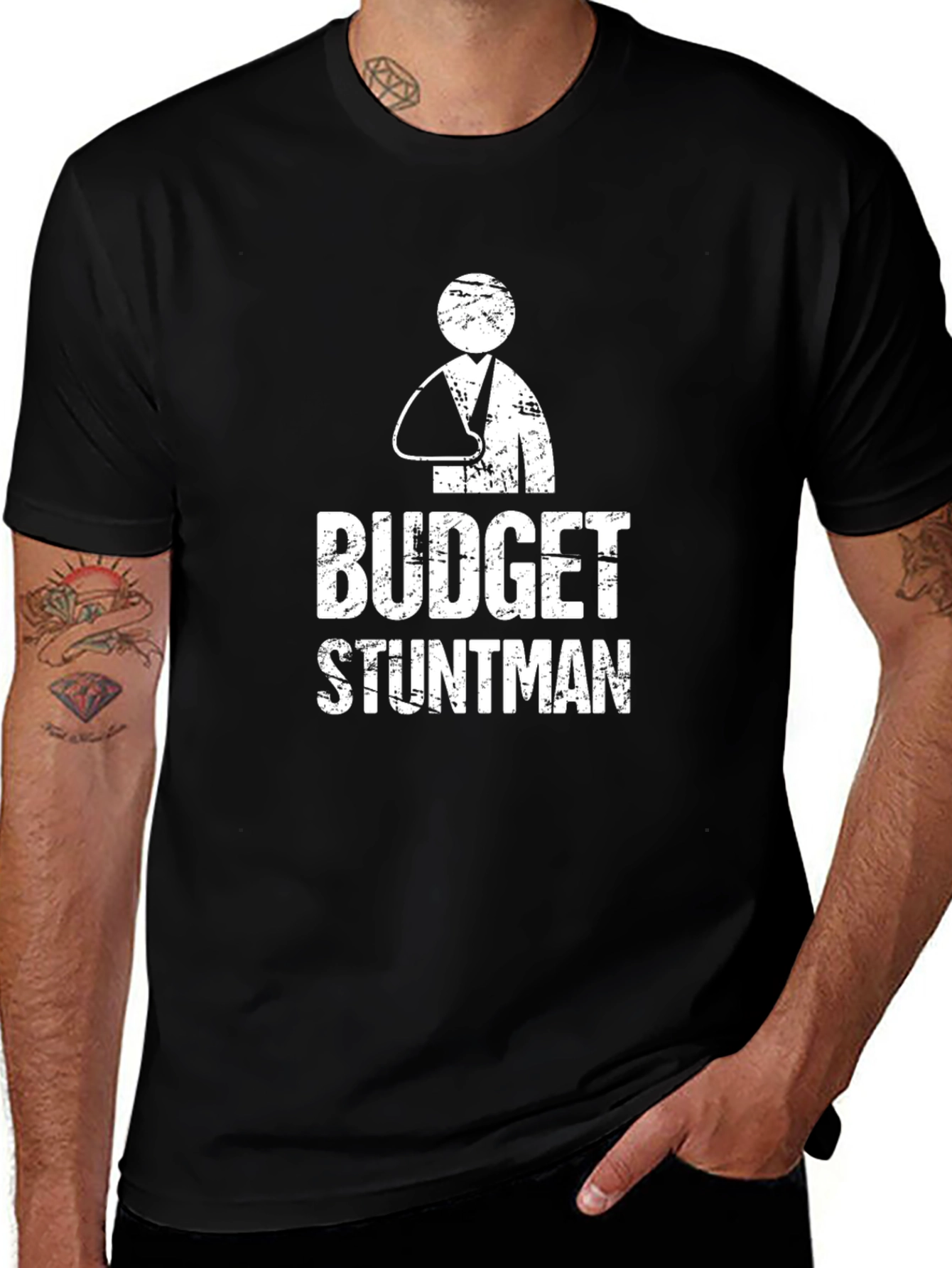 Budget Stuntman Graphic T-Shirt