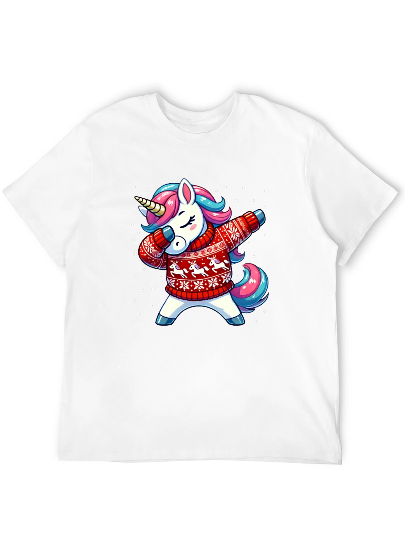 Dabbing Unicorn Christmas T-Shirt