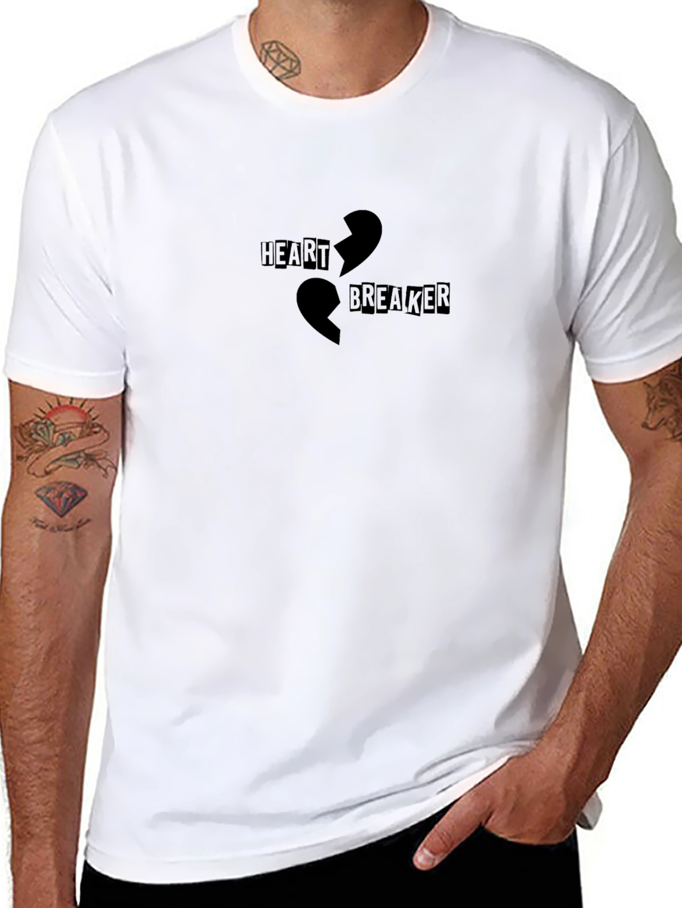 Heartbreaker Graphic Black T-Shirt