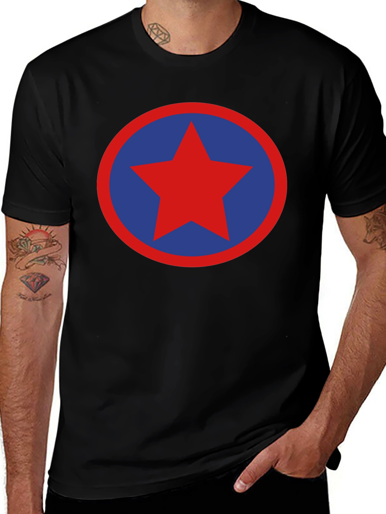 Star Graphic Tee - Retro Style