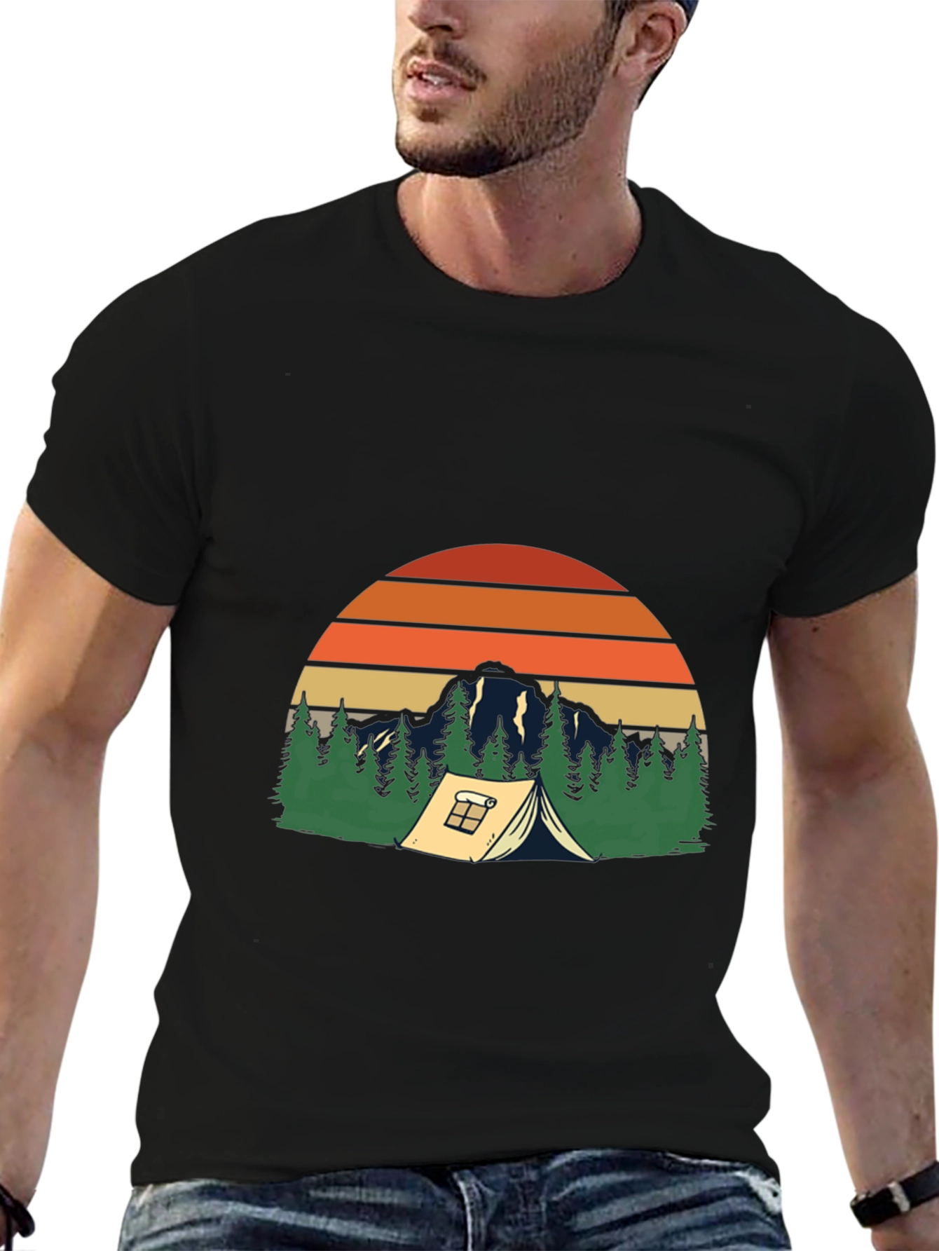 Retro Camping T-Shirt - Adventure Ready!
