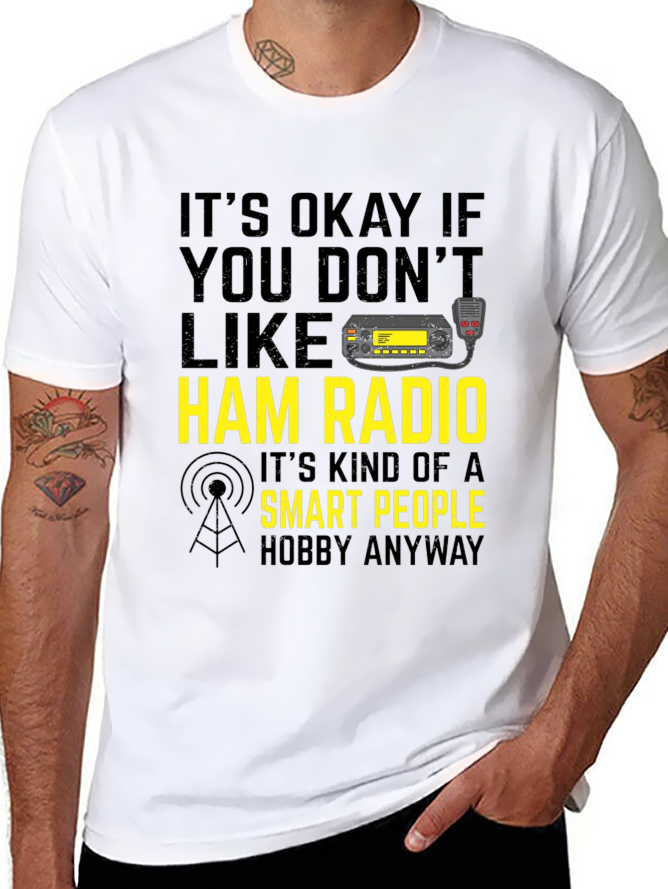 Ham Radio Smart People Hobby T-Shirt