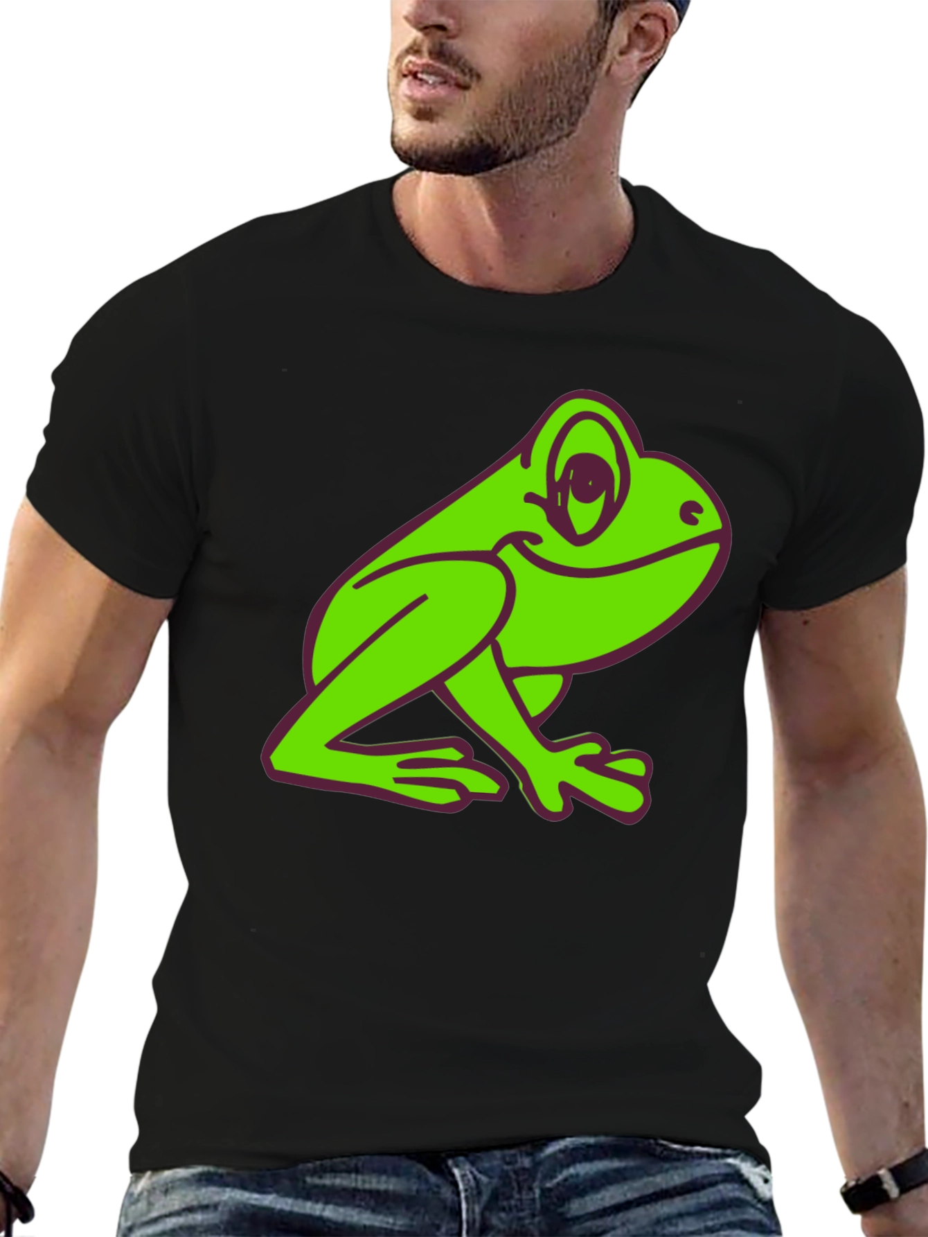 Frog Graphic Tee - Casual Style