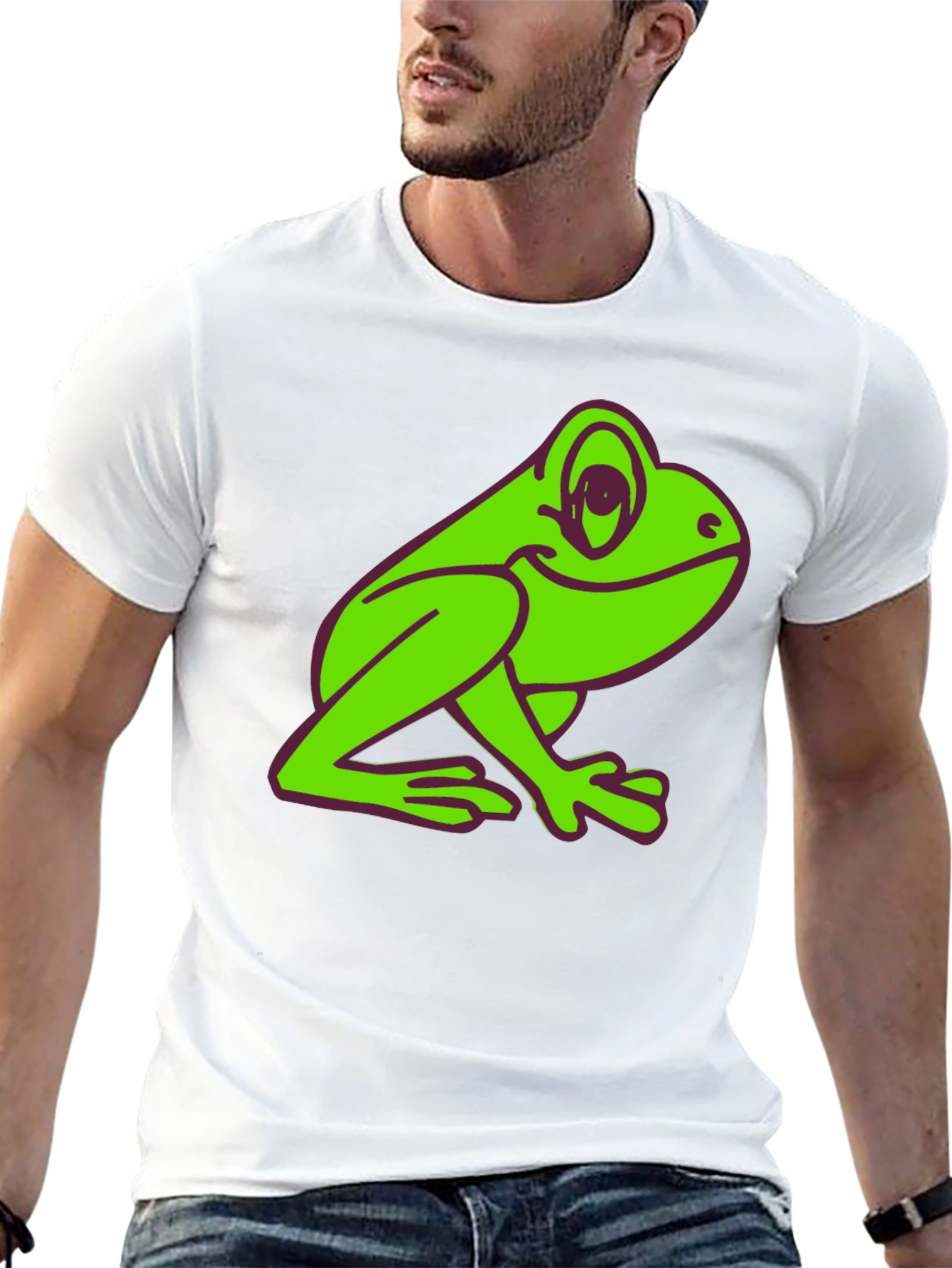 Frog Graphic Tee - Casual Style