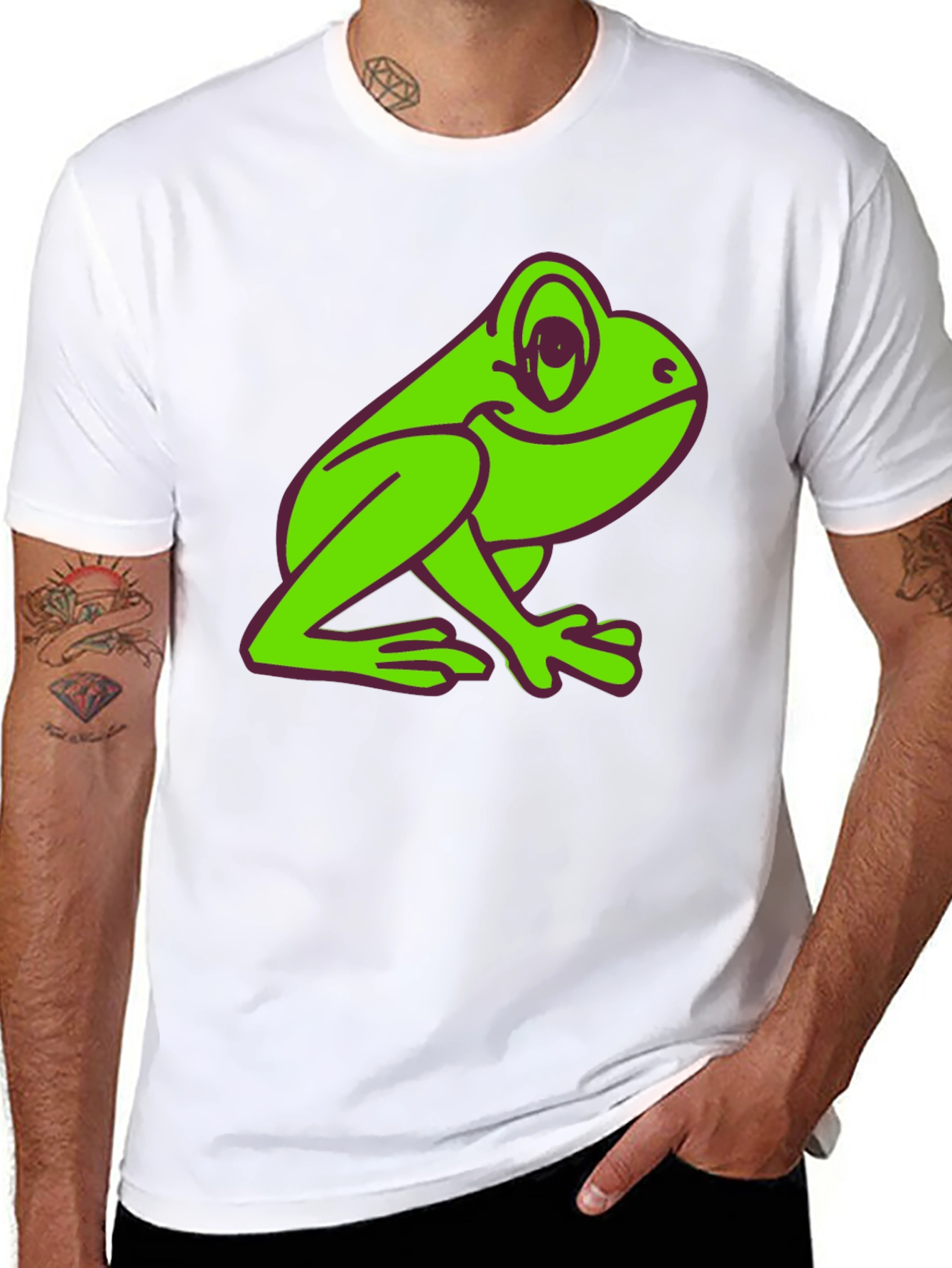 Frog Graphic Tee - Casual Style