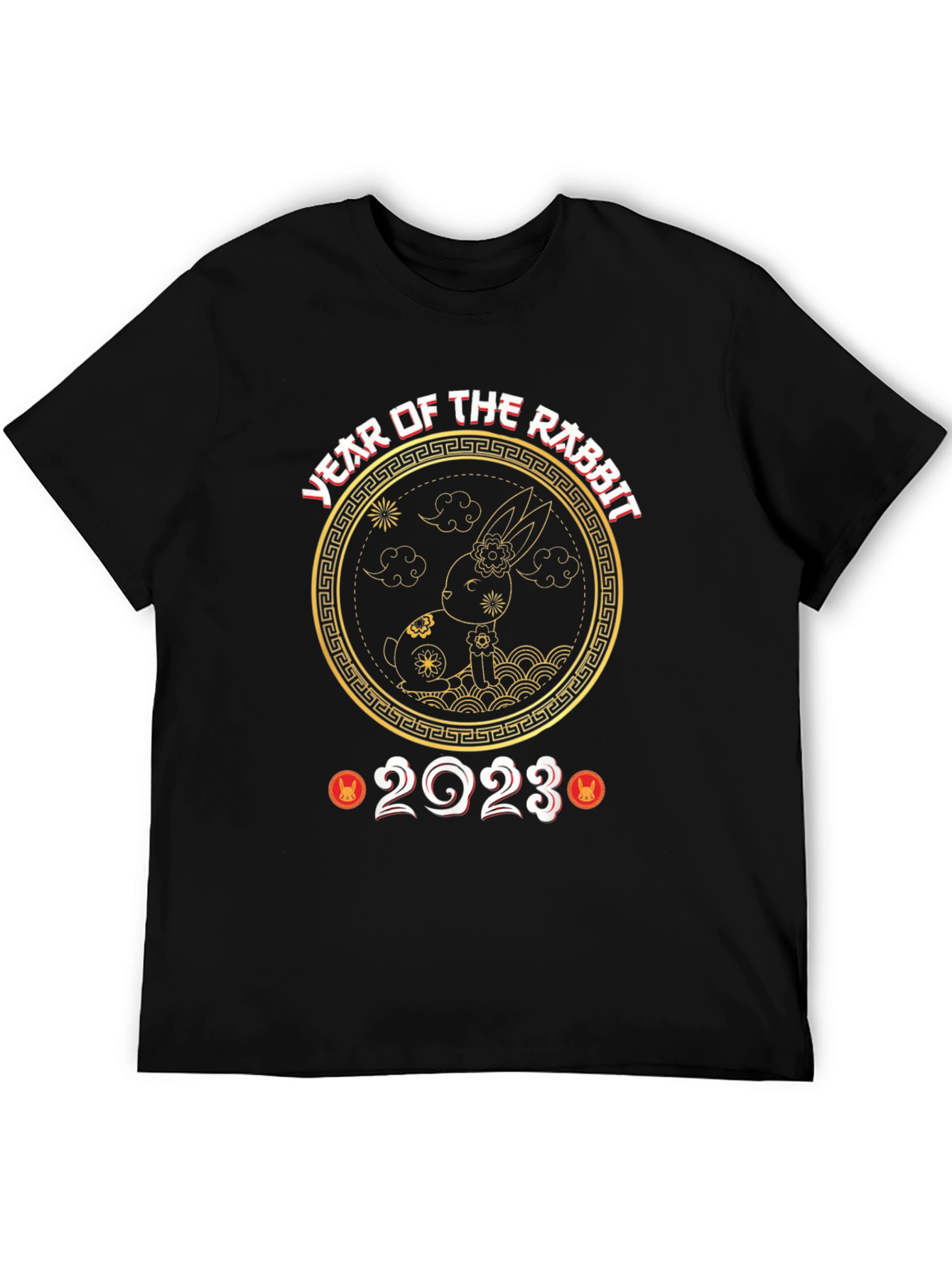Year of the Rabbit 2023 Black T-Shirt