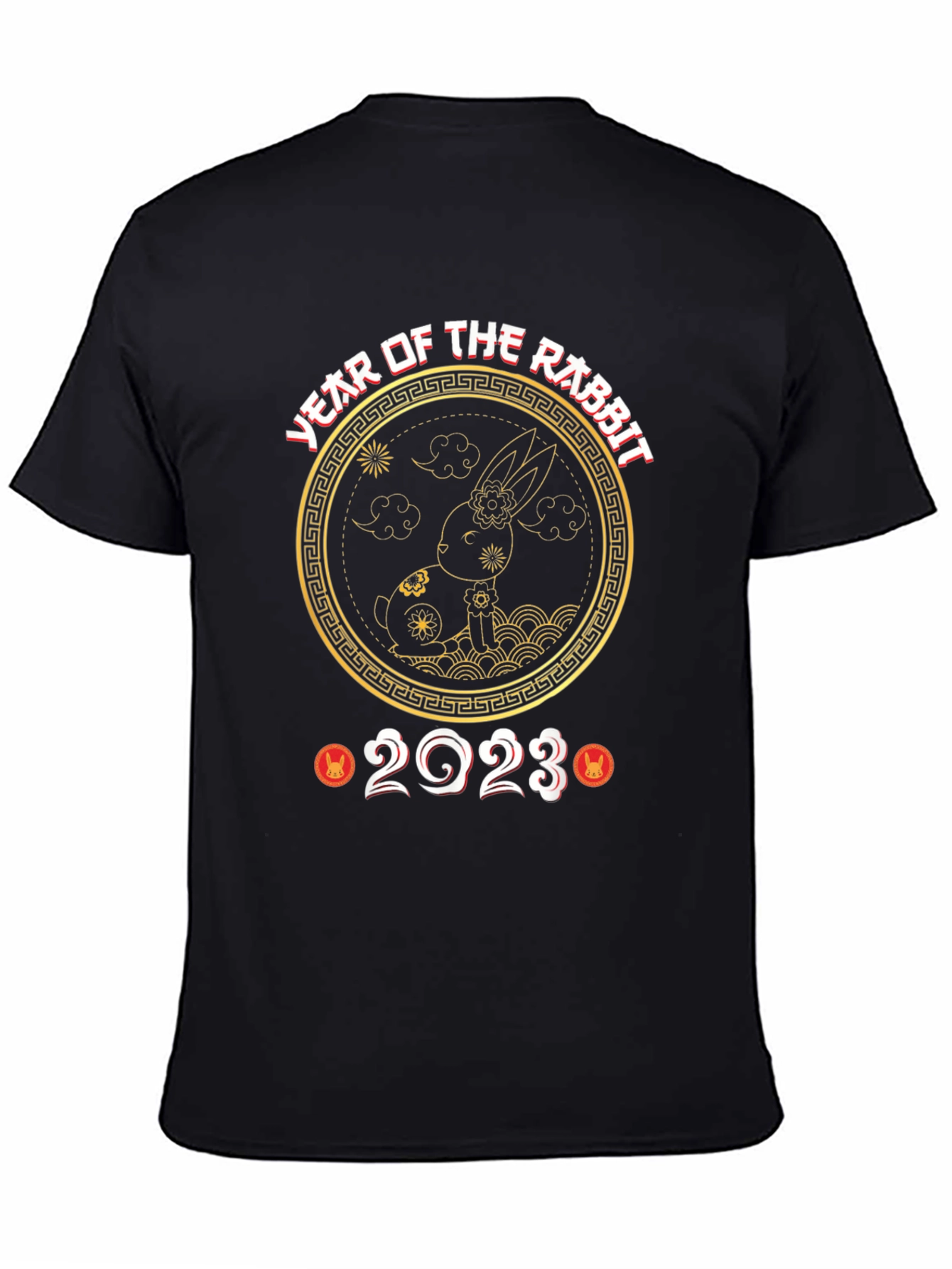 Year of the Rabbit 2023 Black T-Shirt