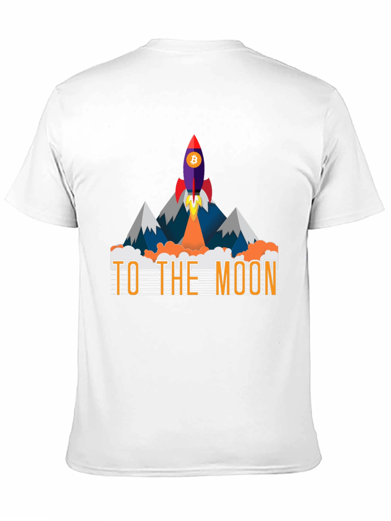Bitcoin To The Moon Graphic T-Shirt