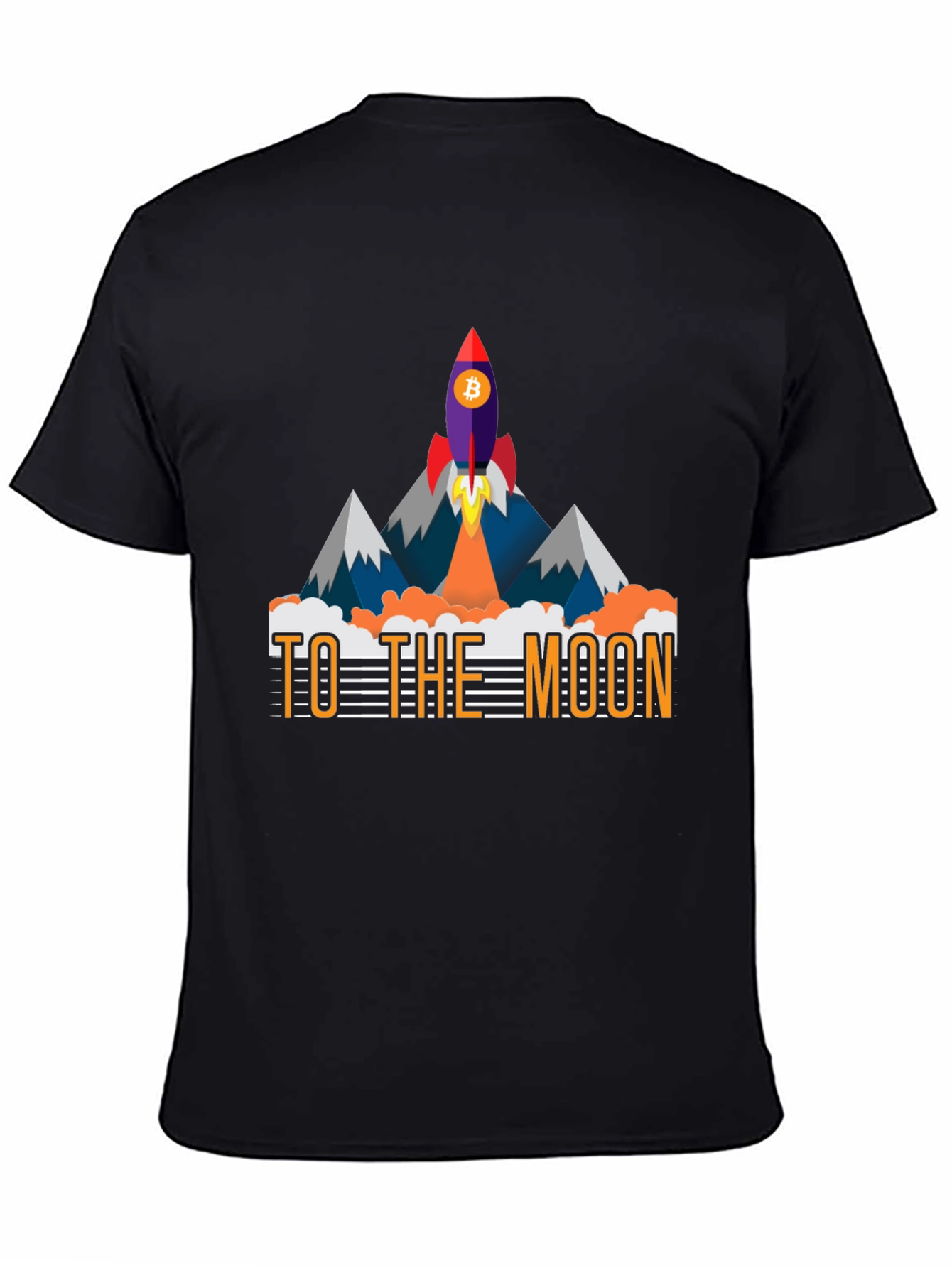 Bitcoin To The Moon Graphic T-Shirt