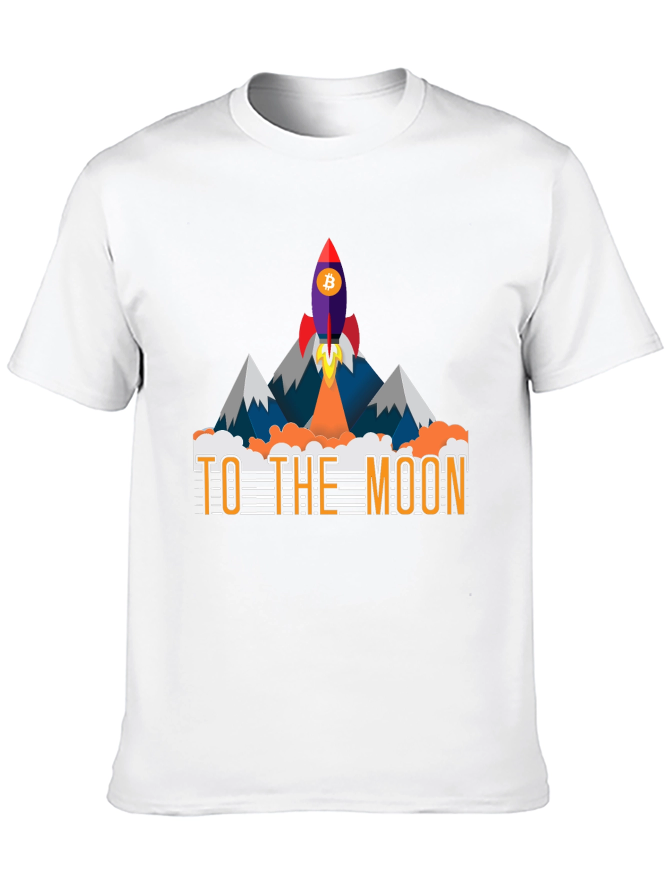 Bitcoin To The Moon Graphic T-Shirt
