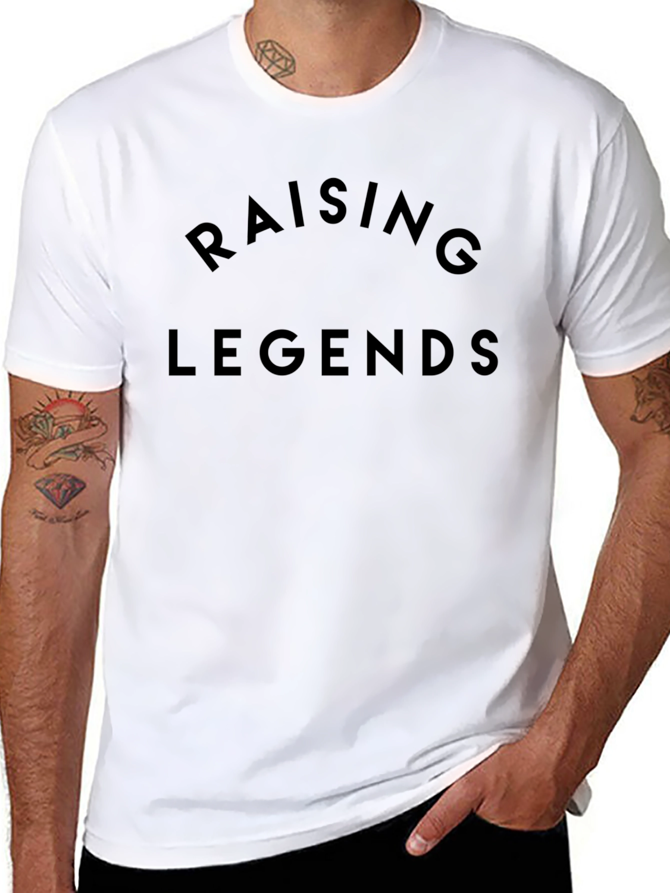 Raising Legends Graphic Tee - Menss Black T-Shirt