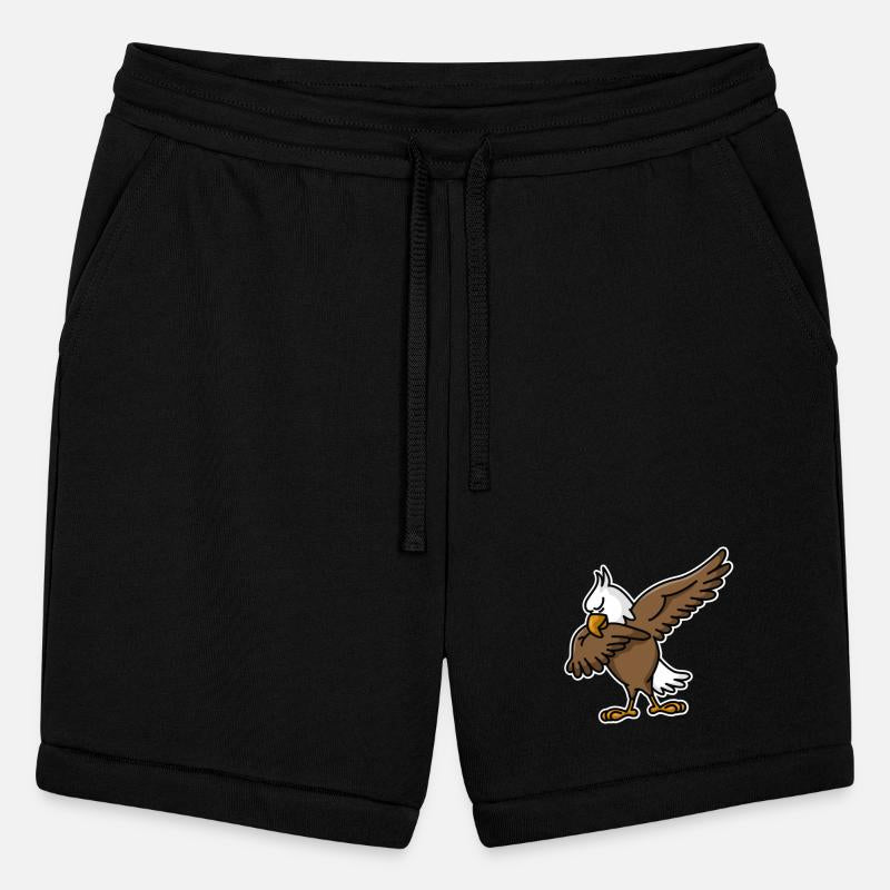 Dabbing dab proud American Eagle coat of arms