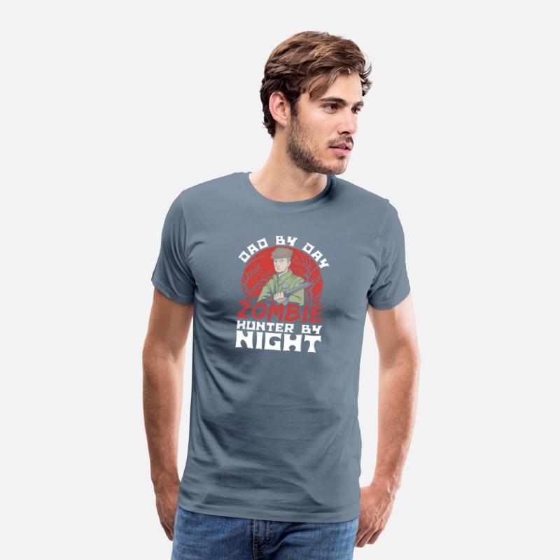 Dad By Day Zombie Hunter By Night Living Dead Zomb