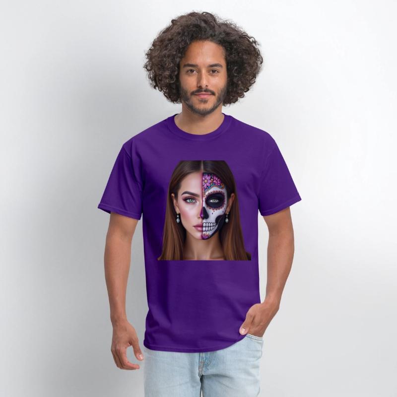 Day of the Dead Sugar Skull Face Art