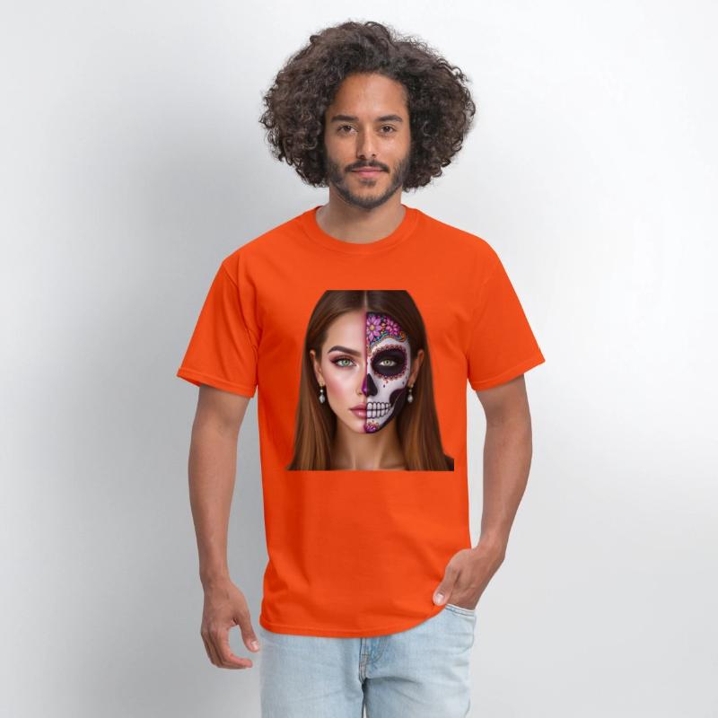 Day of the Dead Sugar Skull Face Art