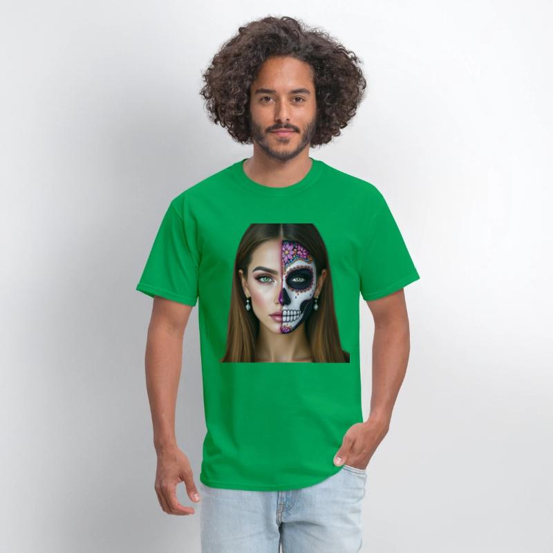 Day of the Dead Sugar Skull Face Art