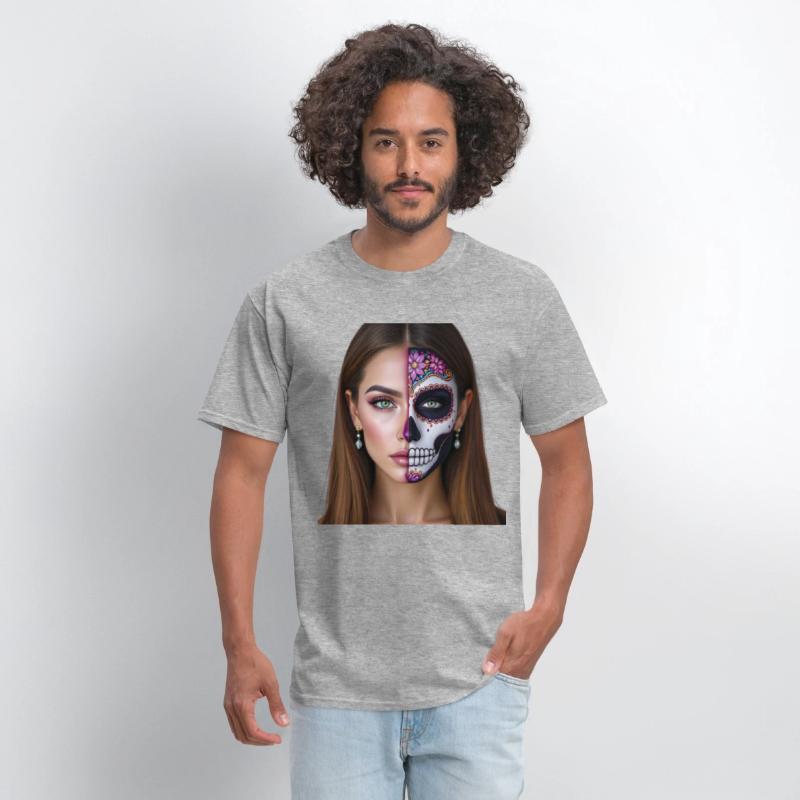 Day of the Dead Sugar Skull Face Art