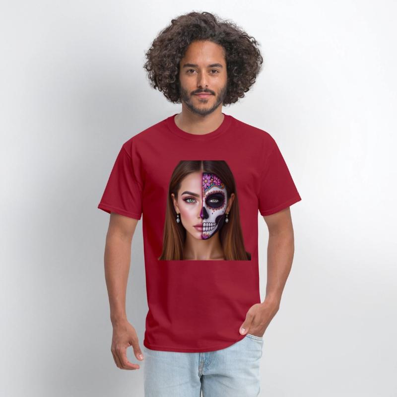 Day of the Dead Sugar Skull Face Art