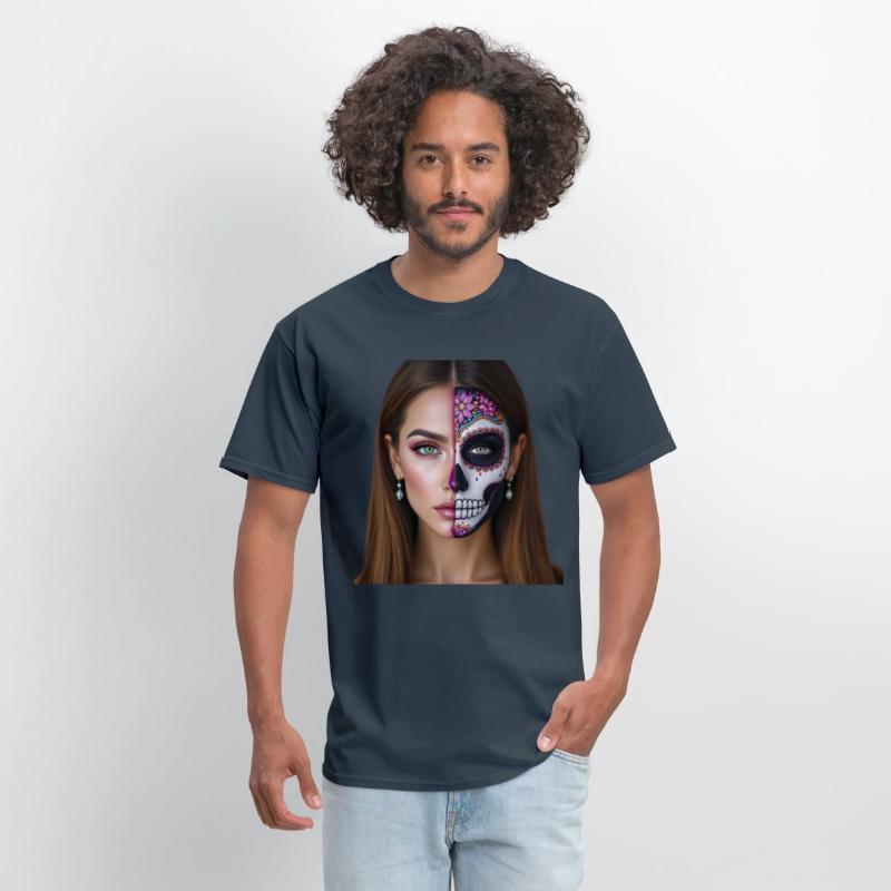Day of the Dead Sugar Skull Face Art