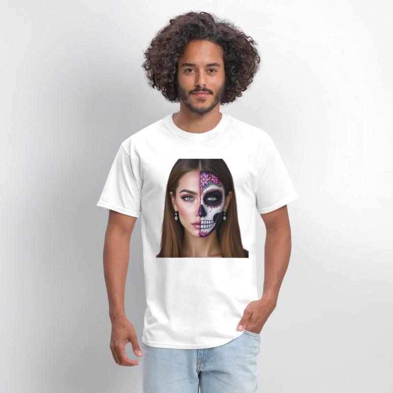 Day of the Dead Sugar Skull Face Art