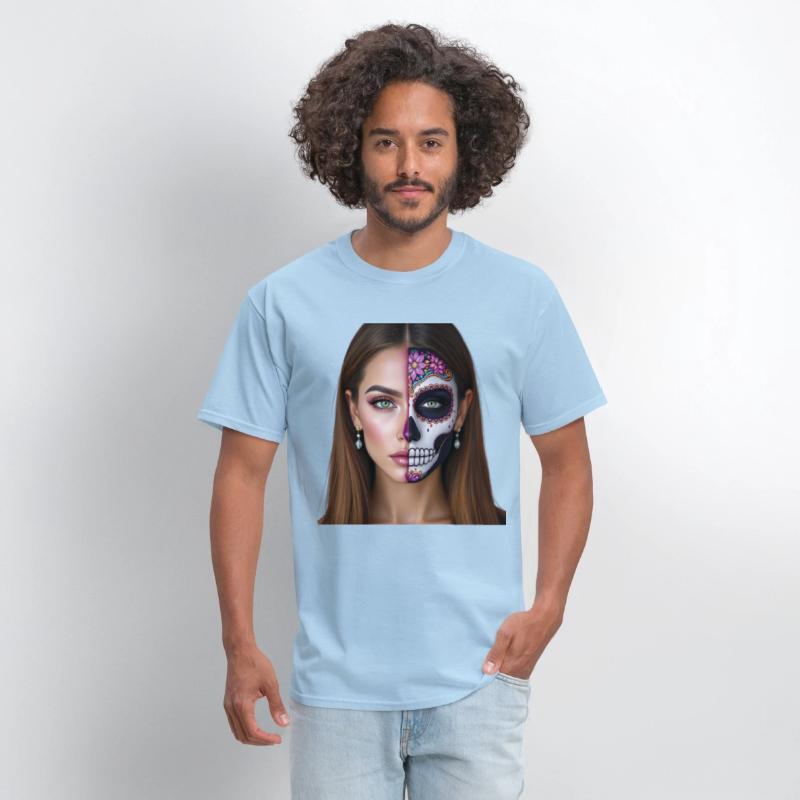 Day of the Dead Sugar Skull Face Art