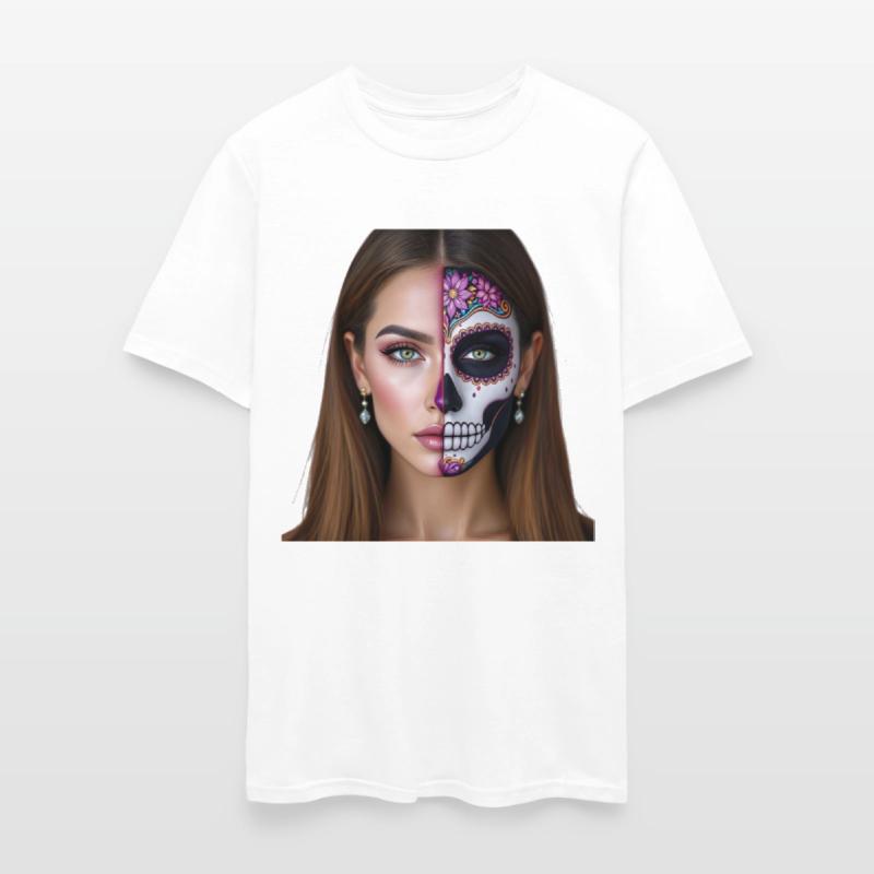 Day of the Dead Sugar Skull Face Art