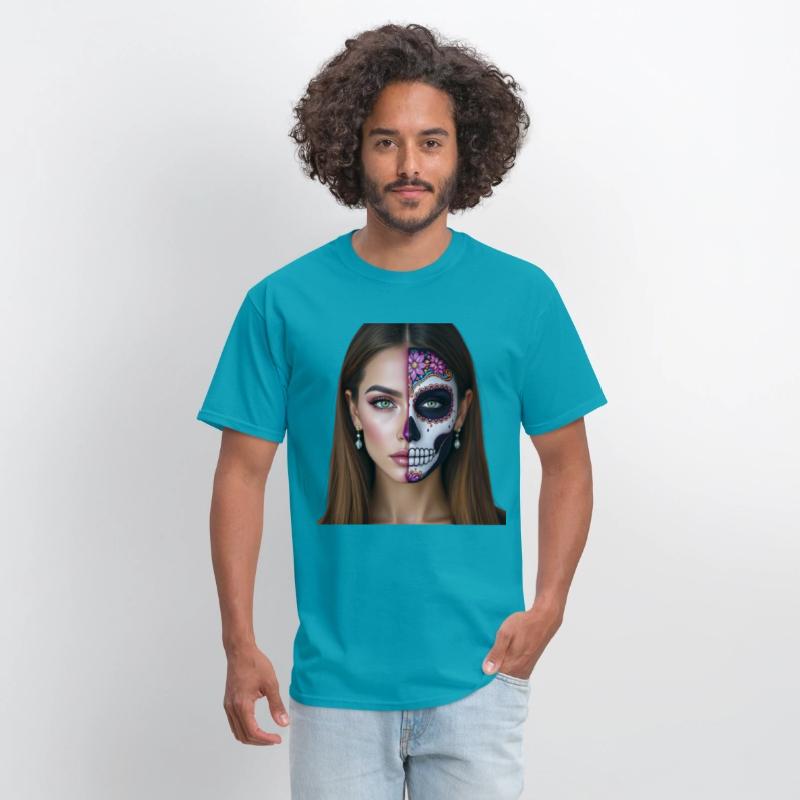 Day of the Dead Sugar Skull Face Art