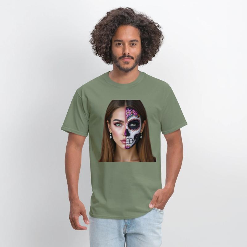 Day of the Dead Sugar Skull Face Art