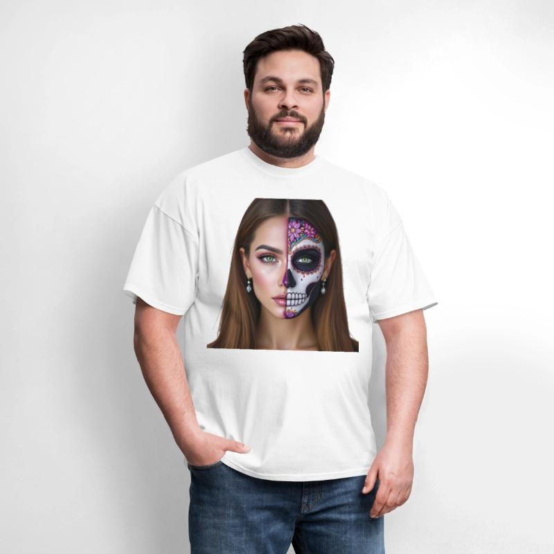 Day of the Dead Sugar Skull Face Art