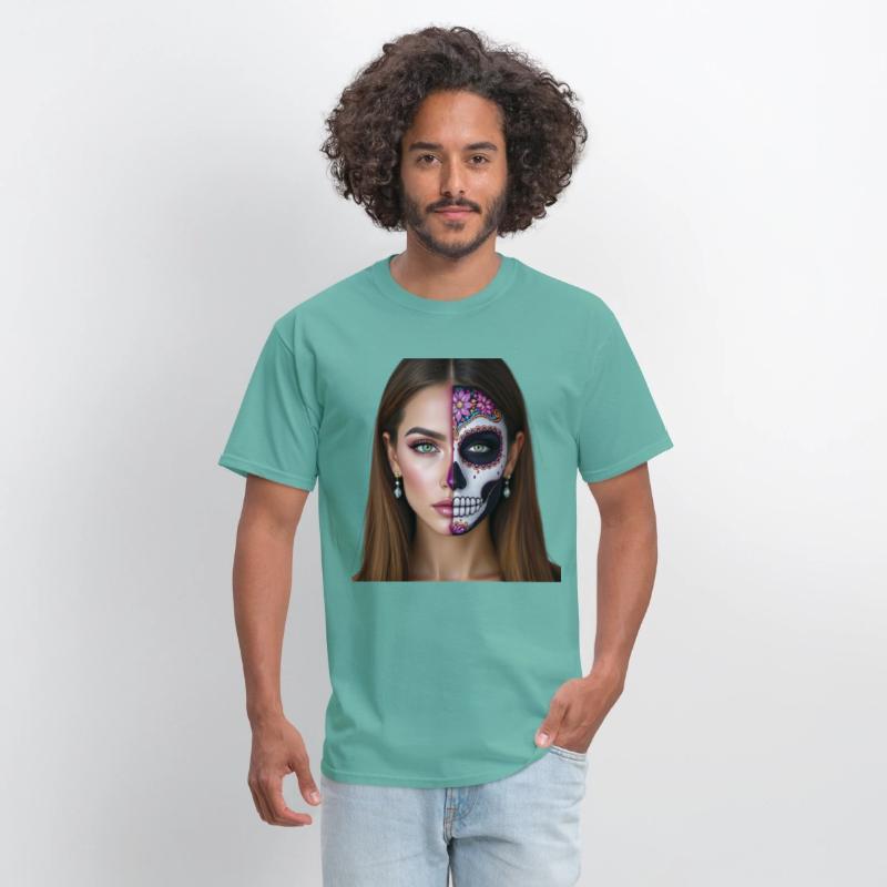 Day of the Dead Sugar Skull Face Art