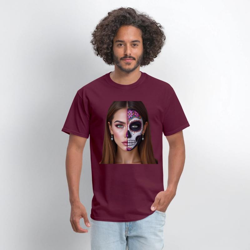 Day of the Dead Sugar Skull Face Art
