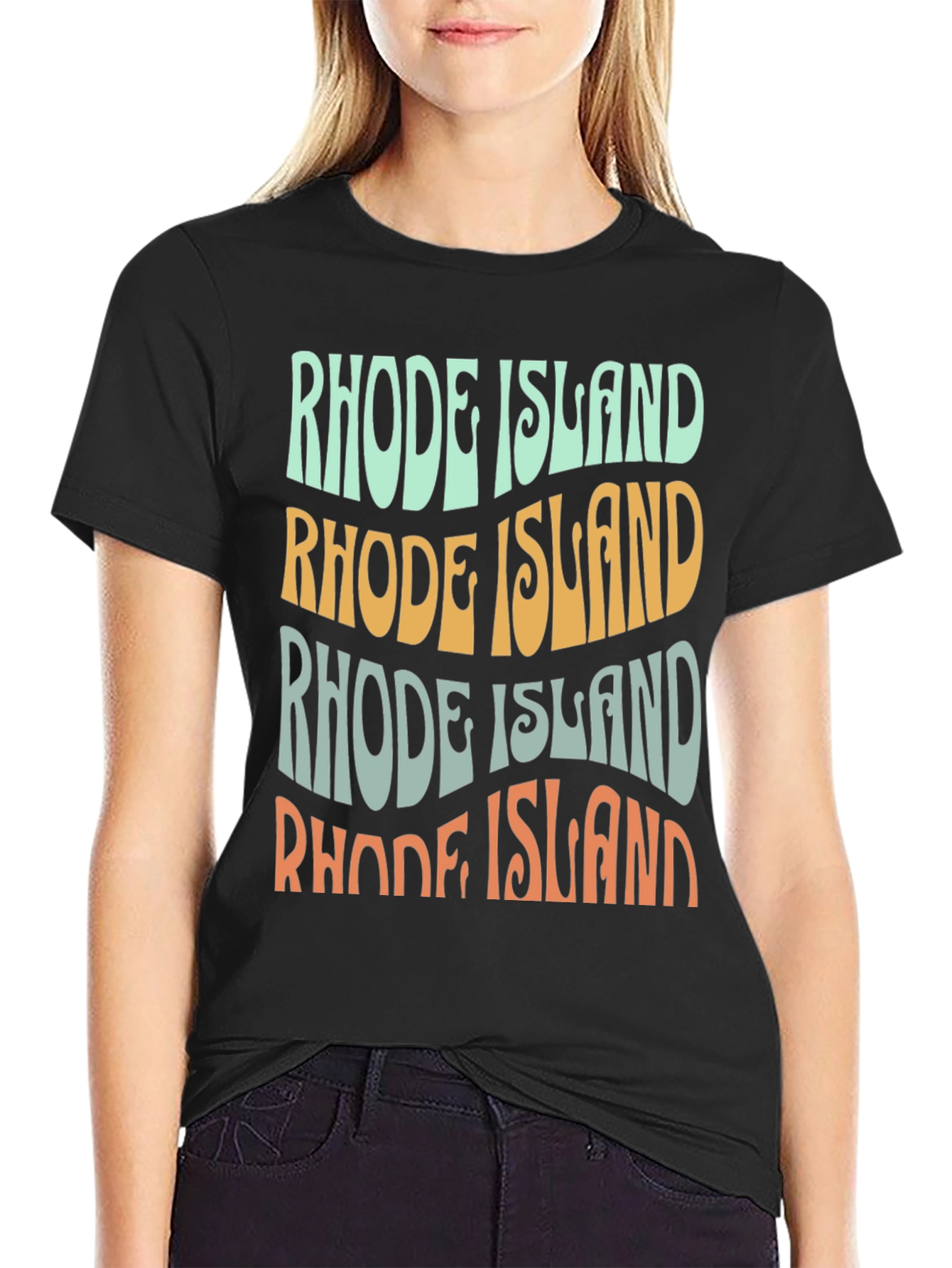 Retro Rhode Island Graphic Tee