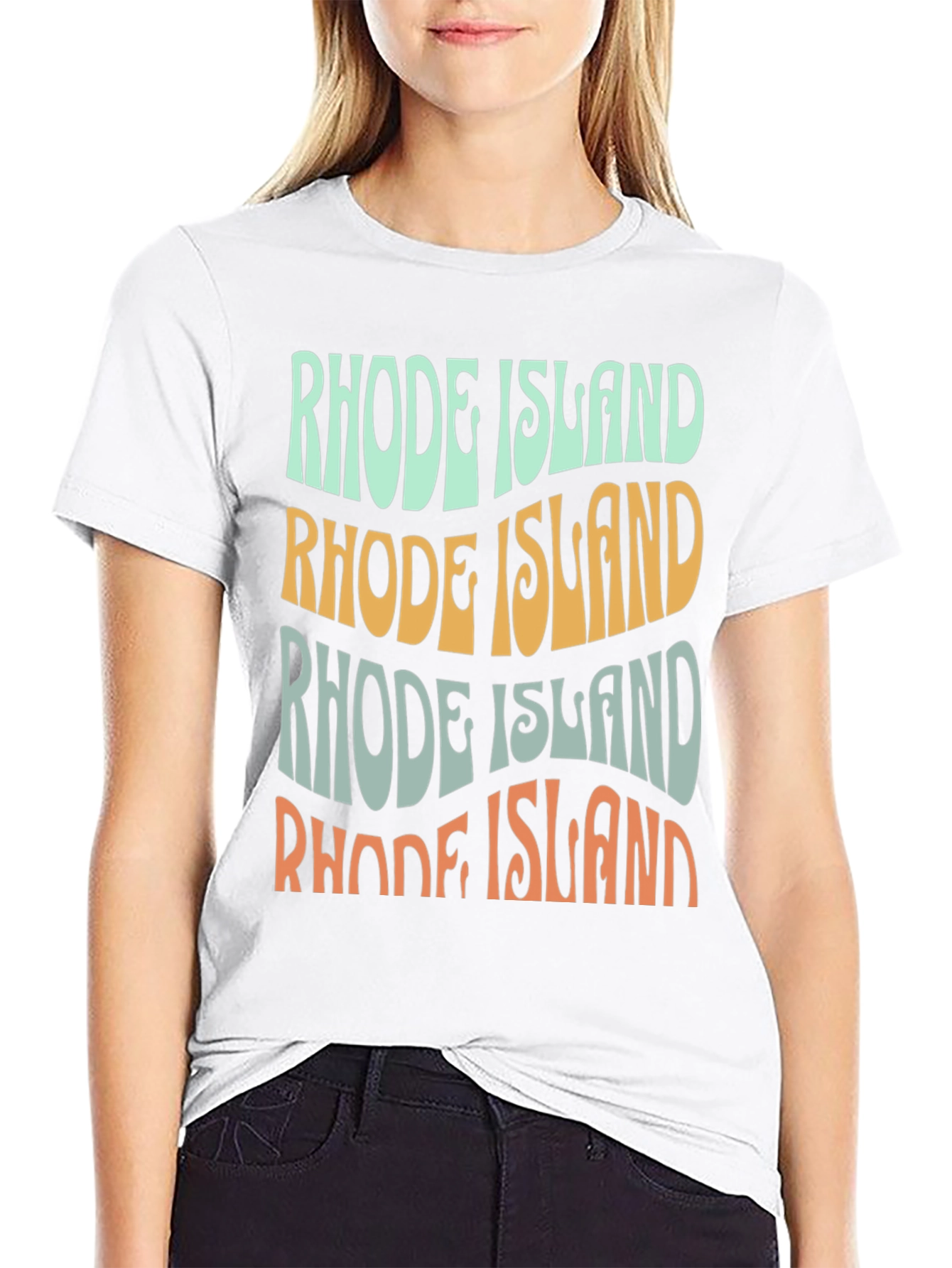 Retro Rhode Island Graphic Tee
