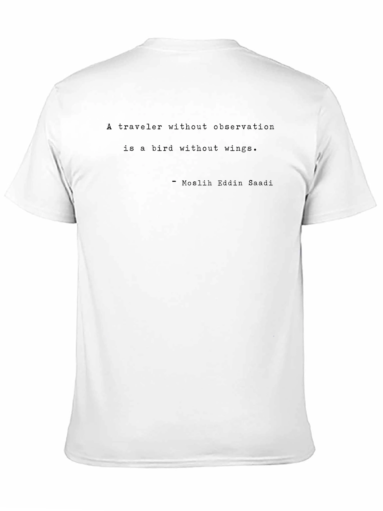 Philosophical Quote Black T-Shirt