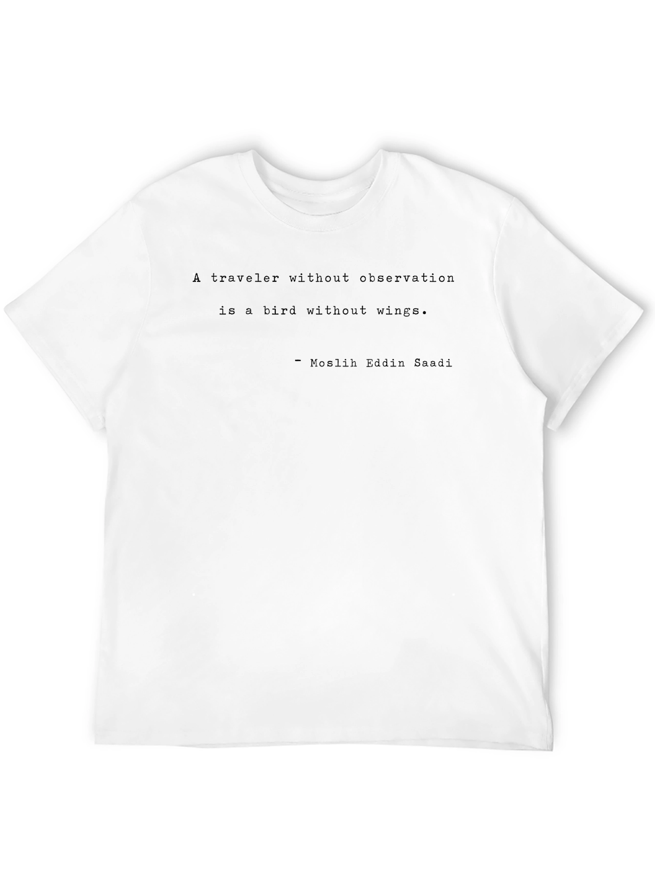 Philosophical Quote Black T-Shirt