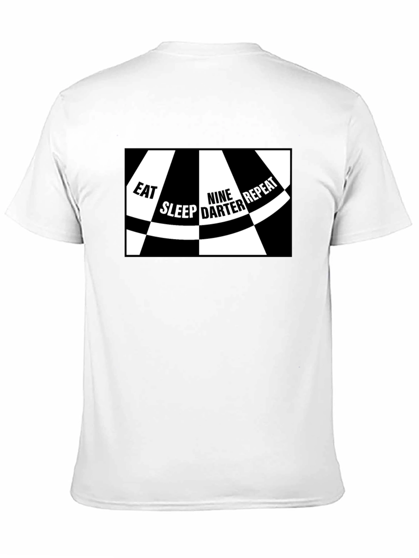 Eat Sleep Nine Darter Repeat Black T-Shirt