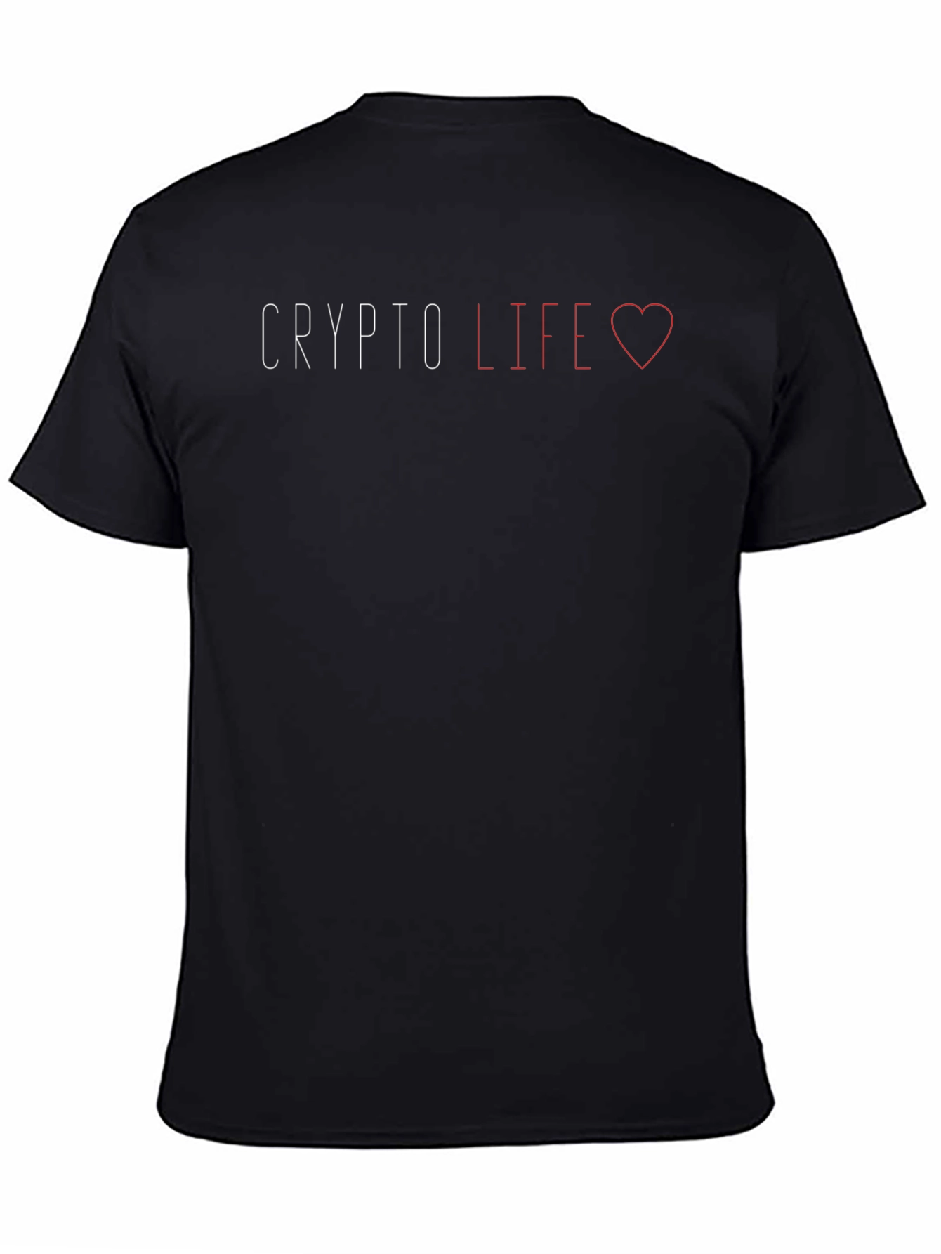 Crypto Life Black Graphic Tee