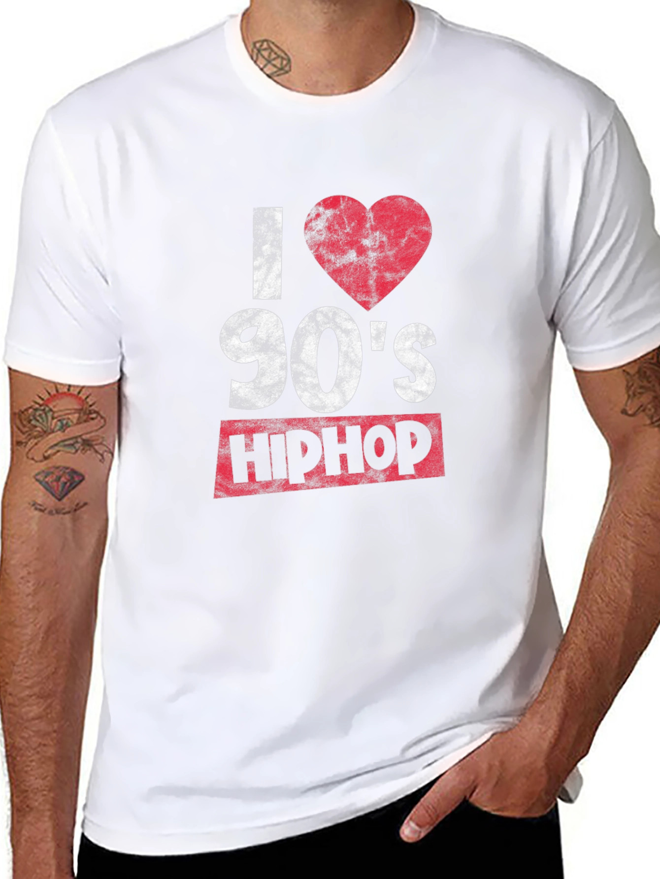 I Love 90s Hip Hop Graphic T-Shirt